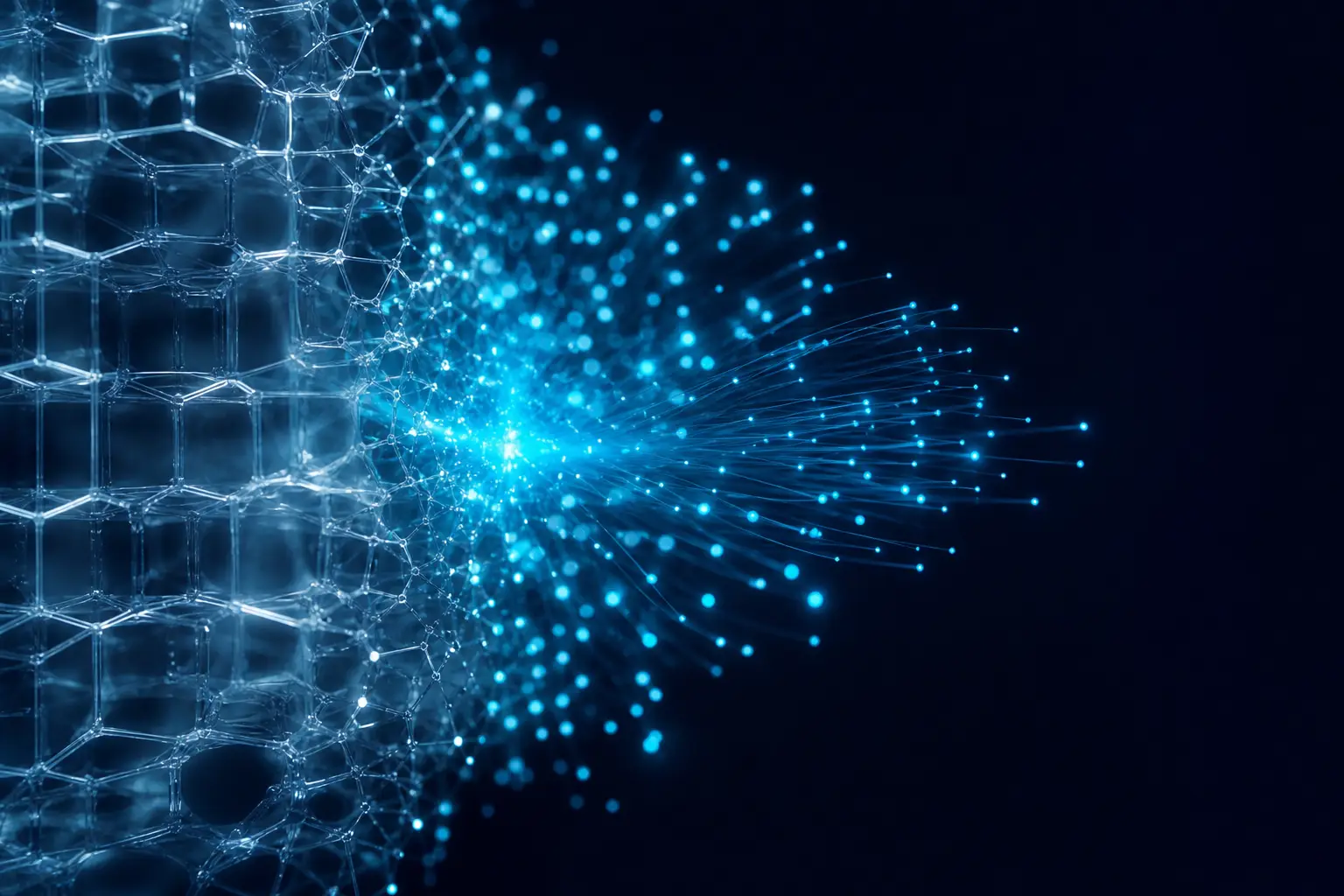 Estructura híbrida vidrio-fibra óptica en transformación, IA nativa en herramientas empresariales
